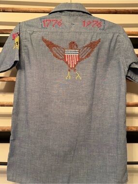 Vintage Cross Stitched Centennial Shirt